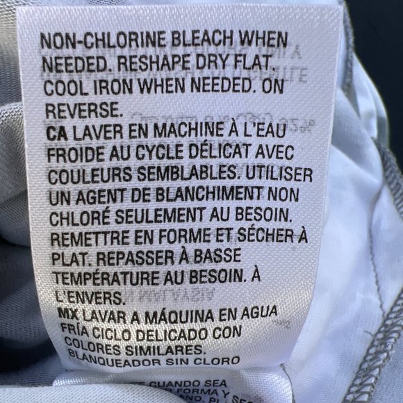 NWT Style & Co Tie Dye Maxi Dress Short Sleeve Scoop Neck Grey & White Size L - Picture 9 of 9